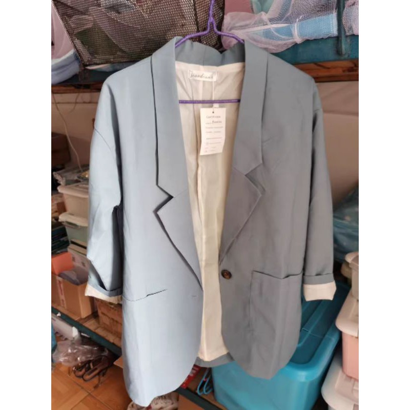 (Hàng Đẹp)Ảnh thật 4 hình cuối-Áo blazer oversize thời trang Hàn Quốc (2 mẫu) | BigBuy360 - bigbuy360.vn