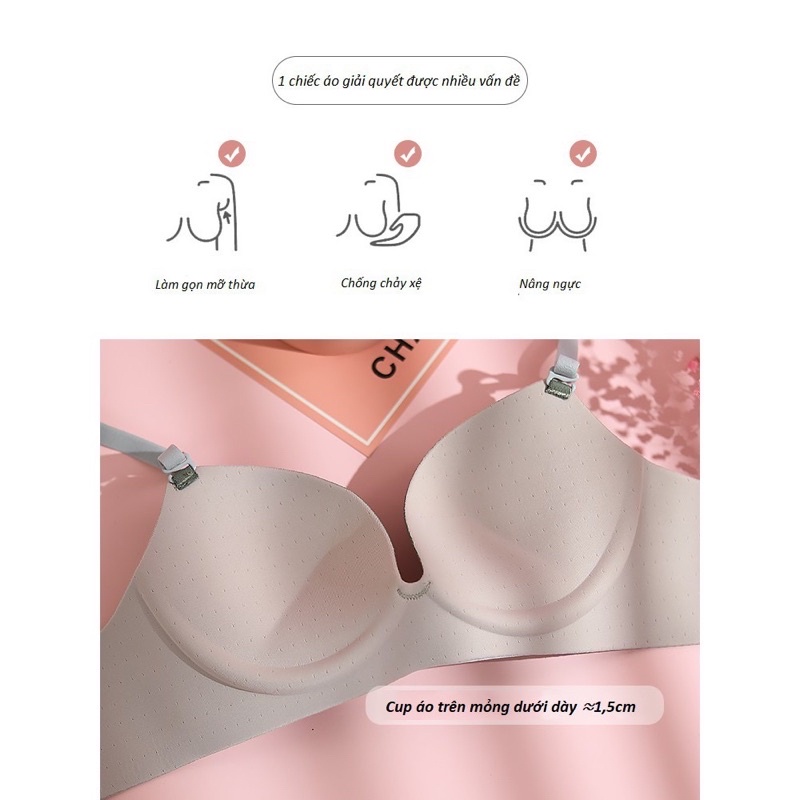 Áo Lót Nữ, Áo Lót Không Gọng Thoáng Khí Nâng đẩy tự nhiên | BigBuy360 - bigbuy360.vn