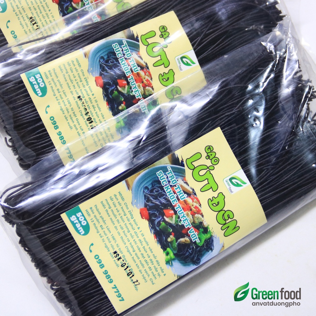 Bún khô gạo lức đen GreenFood cho người ăn kiêng, giảm cân