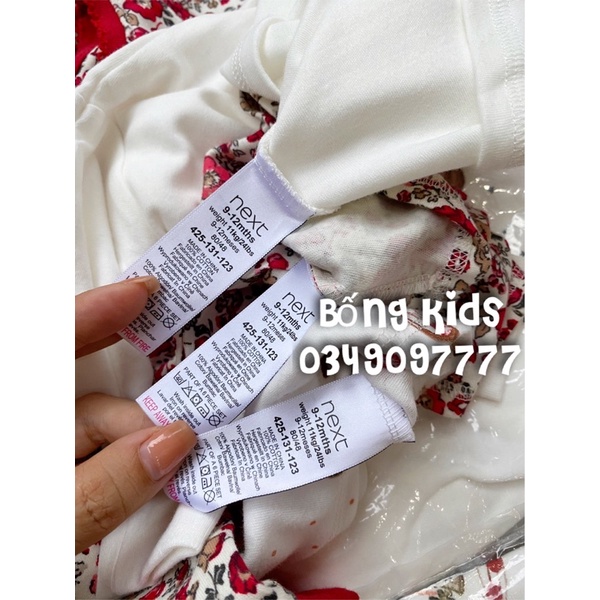 Bộ Thu Bé Gái Chuột Đỏ/Trắng Next
