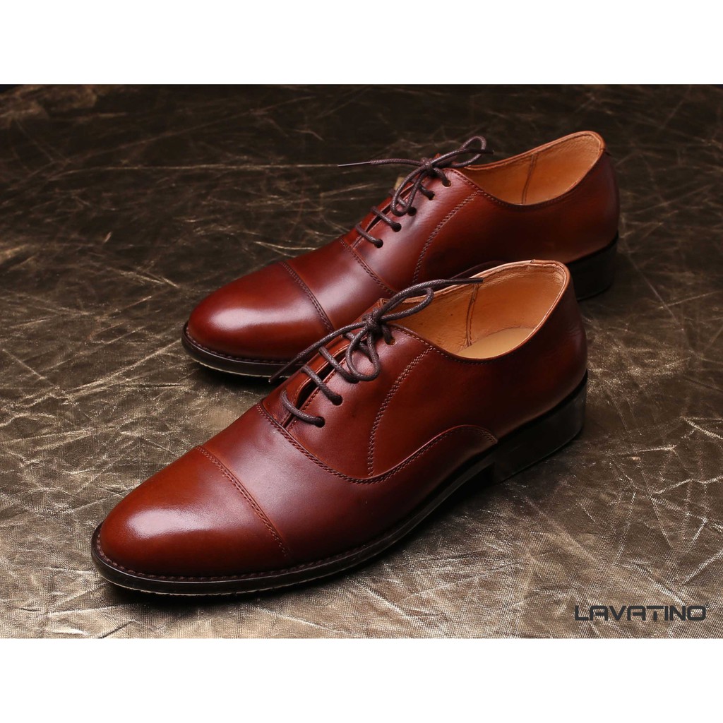 Giày Da Nam Cao Cấp LAVATINO - Da Bò Thật 100% - Giày Công Sở - Mã LAVA16 | BigBuy360 - bigbuy360.vn