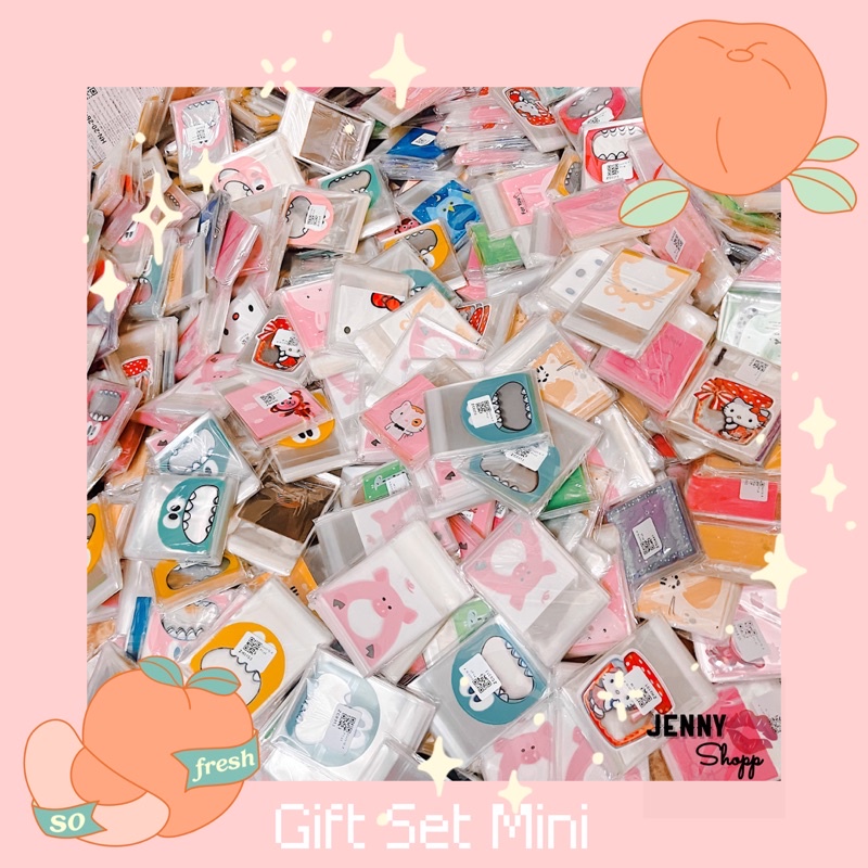 SAMPLE BÔNG TẨY TRANG DU LỊCH HÌNH NGỘ NGHĨNH CUTE TÚI 7*7CM