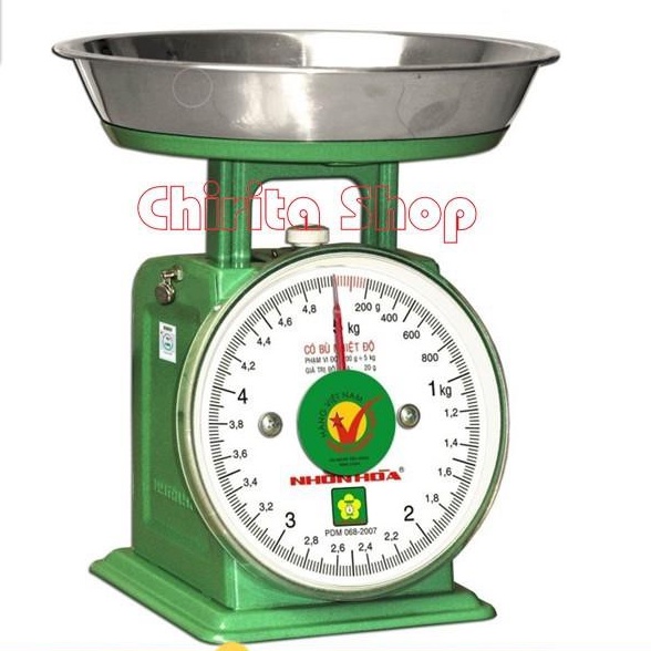 Cân Đồng Hồ NHƠN HÒA 5kg - Hàng Chính Hãng NHƠN HÒA - SONG NGUYÊN SHOP ( Bên shop có cân từ 1kg đến 5kg )