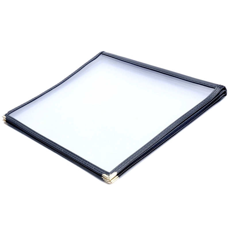 Set 2 Tấm Menu Trong Suốt Kích Thước A4 / 4 Trang / 8 Xem Phim Quán Cà Phê / Nhà