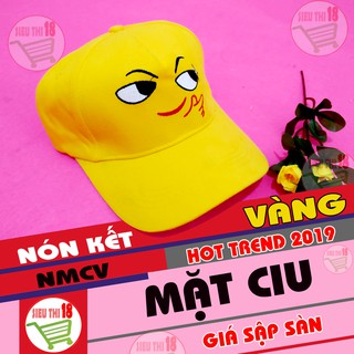 Nón kết mặt cười cute nhiều mẫu nón lưỡi trai hot trend 2019 -