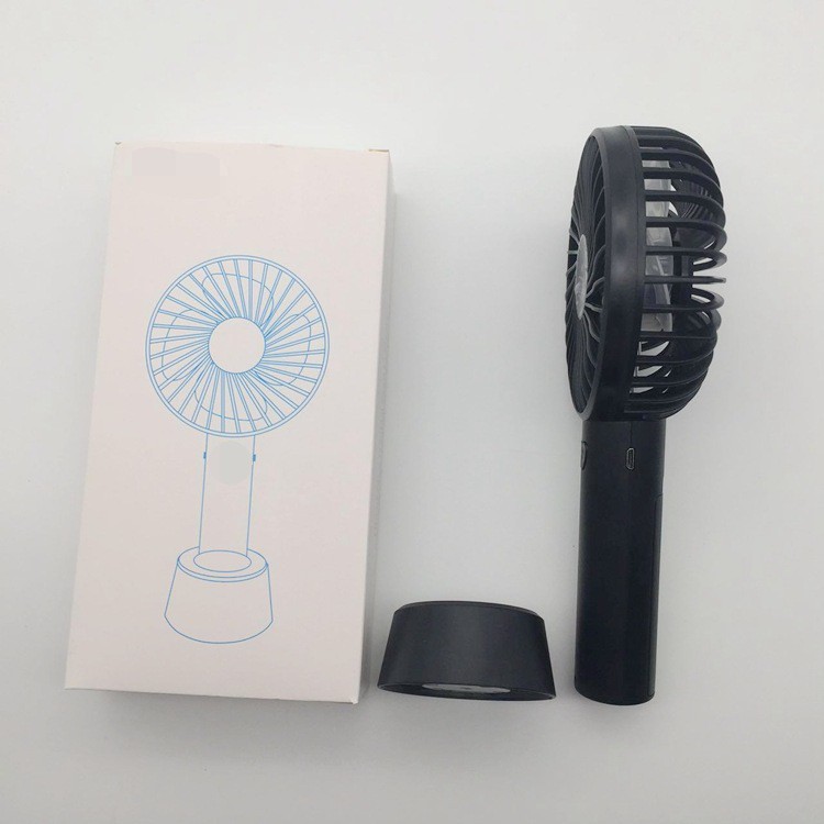 Quạt mini cầm tay tích điện 3 Chế Độ Gió [Full Box, Pin, Dây Sạc, Đế Chống Trượt] | BigBuy360 - bigbuy360.vn