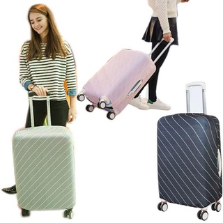 [HCM]Túi Bọc Bảo Vệ Vali Size 21 - 25 Inches Sọc Thun Co Giãn Chiều