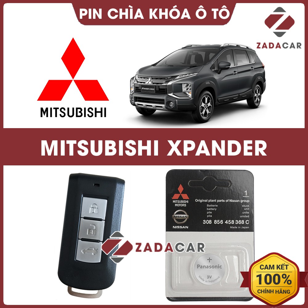 Pin chìa khóa ô tô Mitsubishi Xpander chính hãng Mitsubishi sản xuất tại Indonesia 3V Panasonic