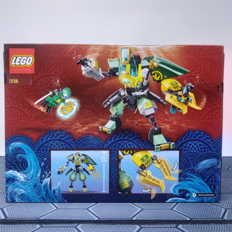 [Ninjago] Lắp ráp LEGO 71750 | Chiến giáp Hydro của Lloyd | 228 chi tiết