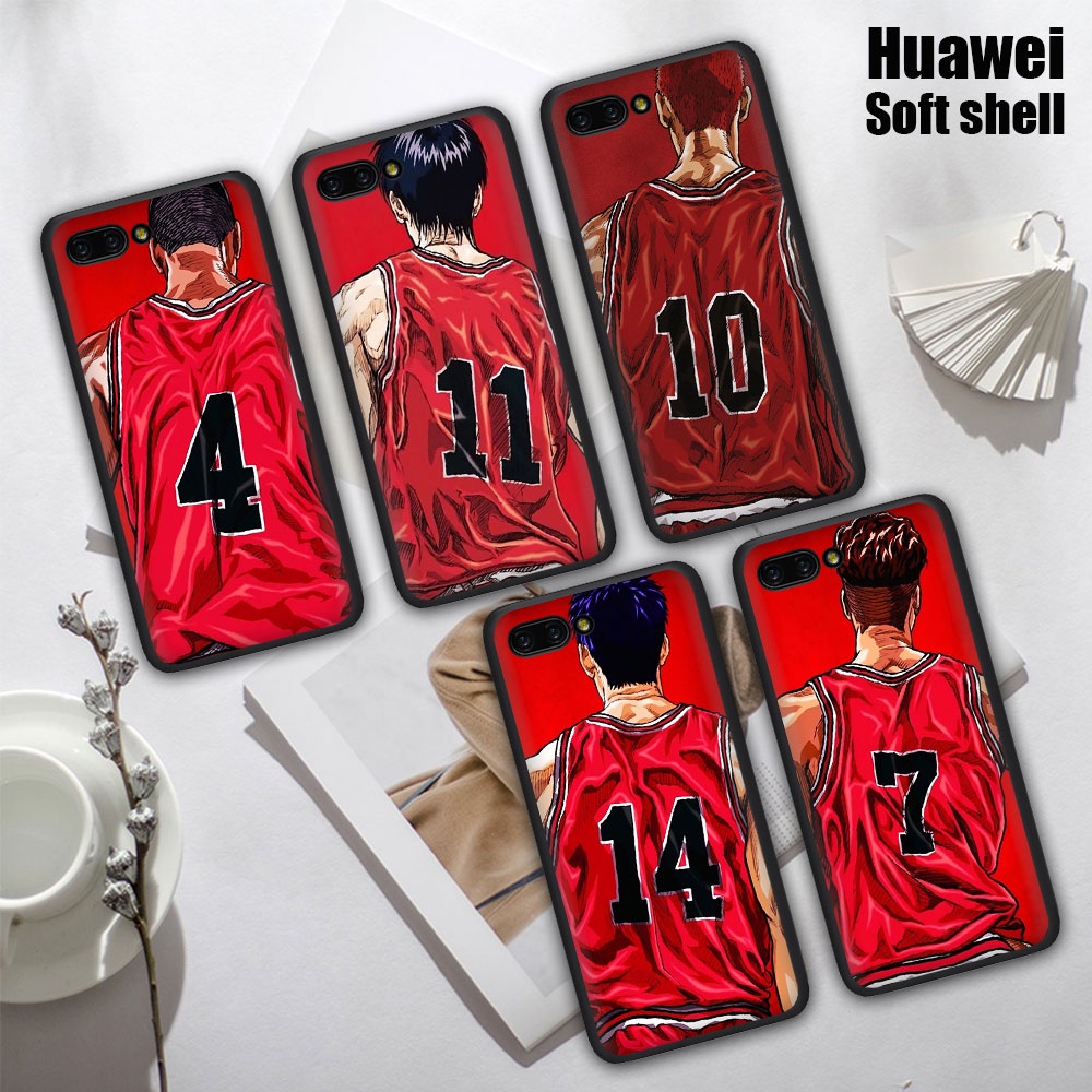 Ốp Điện Thoại Silicon Mềm TPU Cho Huawei Y6P Y7A Y9A Y5P Y8P P9 P10 Lite Vỏ TI4 Anime Slam Dunk