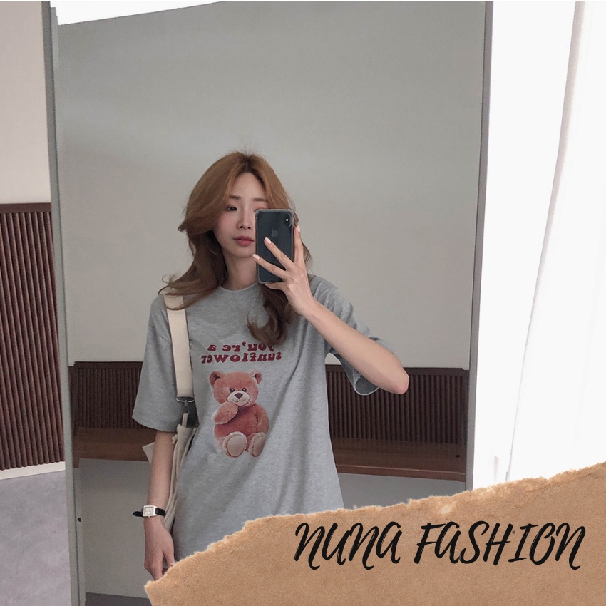 Áo thun nam nữ áo phông nam nữ đẹp unisex form rộng tay ngắn in hình cổ tròn NUNA FASHION AT11