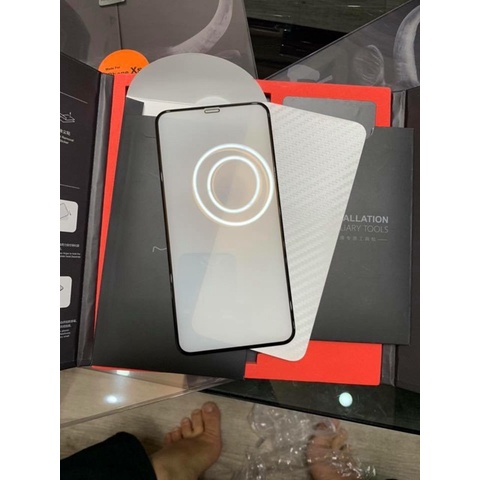 Kính cường lực Vua Trâu MIPOW Kingbull 3D Fullbox &amp; kính trần không hộp dành cho I-PHONE IP13promax 12 11 xsmax 14promax
