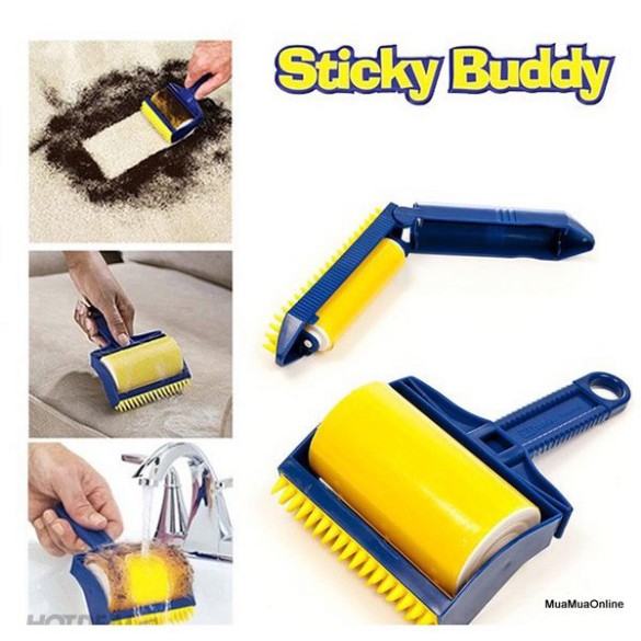 Cây Lăn Khử Bụi Quần Áo, Ghế Sofa, Chăn Mền Sticky Buddy Cao Cấp