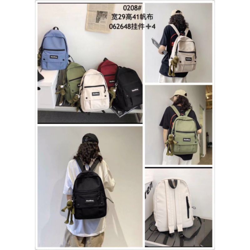 nhập quảng châu  Balo thời trang chống thấm nước hoa cúc siêu xinh cho bạn nữ kèm móc gấu