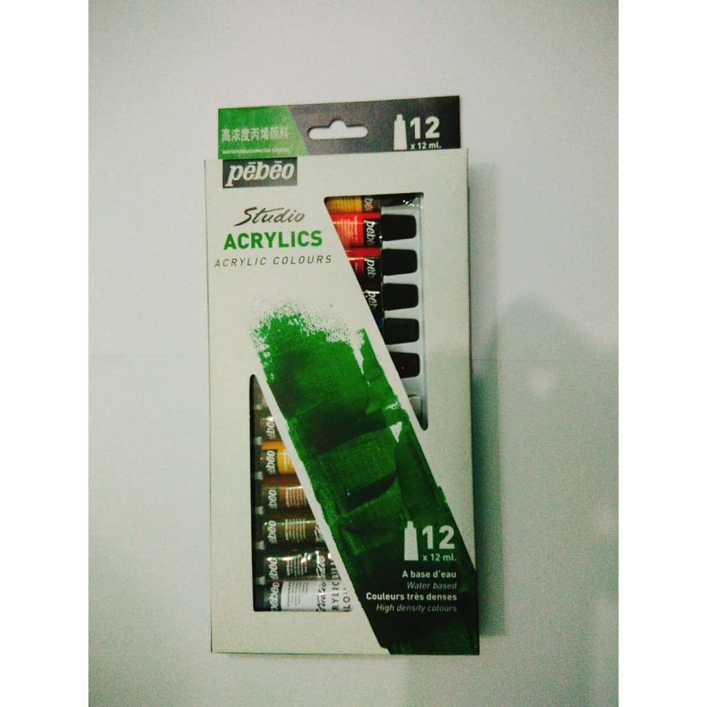 [ TÂM TÂM ]-Sỉ 2 lốc-12 hộp acrylic pebeo-