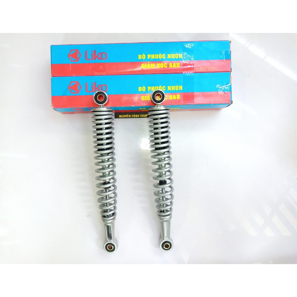 Phuộc sau xe wave anpha màu bạc liko