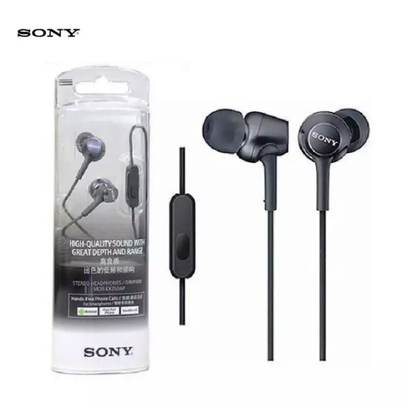 Tai Nghe Nhét Tai Có Mic Cho Sony Mdr Ex250Ap / Ex 250 Ap / Ex250 Ap