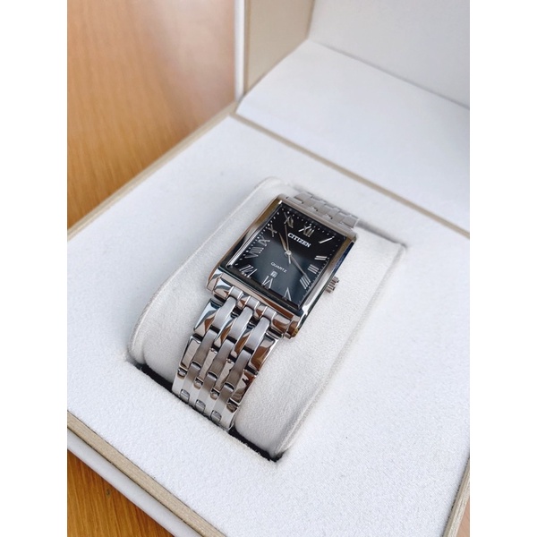Đồng hồ nam 🥰C.itizen BH Quartz Roman Numerals Silver-Tone Braceler🥰
