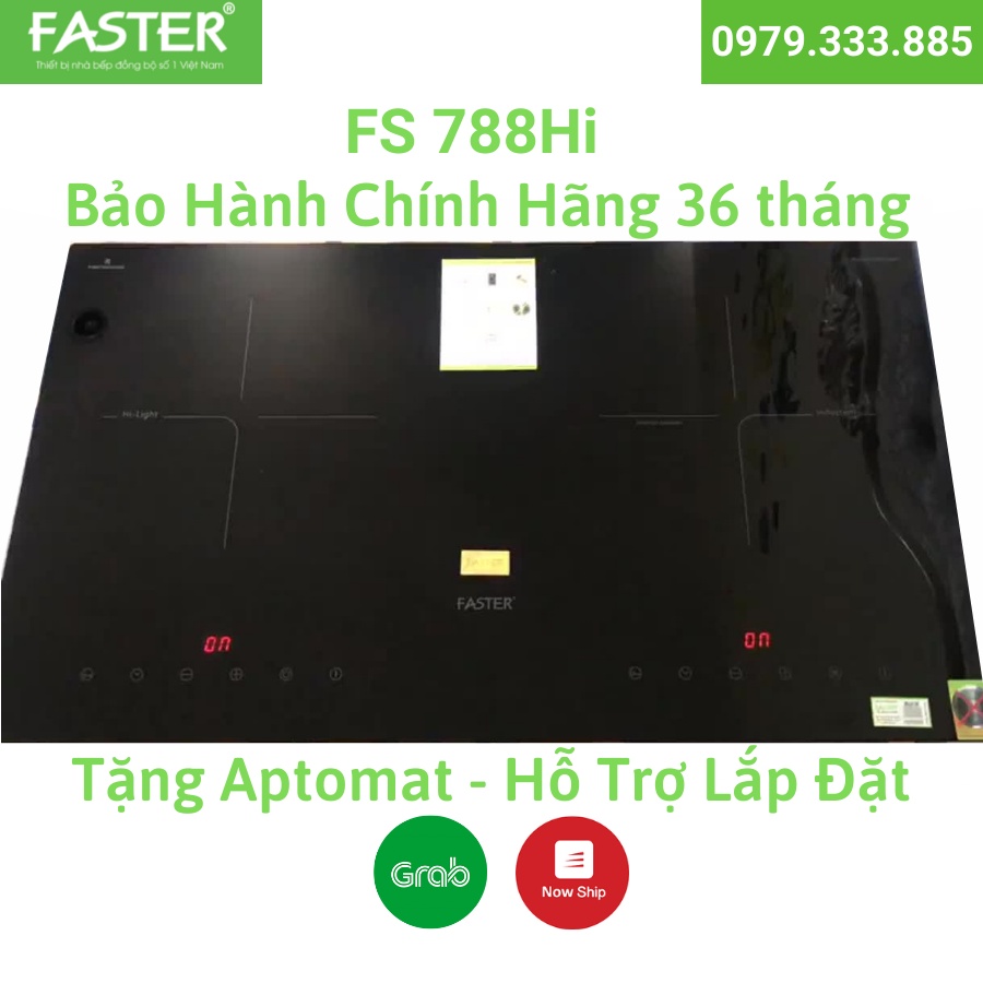 Bếp đôi điện từ hồng ngoại Faster FS788HI,bếp 1 từ 1 hồng ngoại faster fs 788hi , faster 788hi , nhập khẩu Malaysia