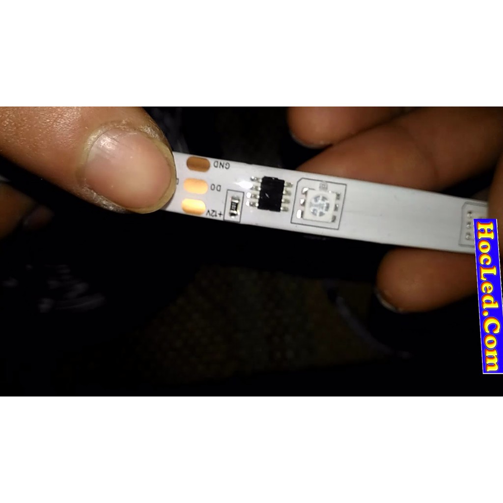 LED Dây Dán Full Color ic 1903- CHẠY Đủ Màu Tự Động Đổi Hiệu Ứng Dùng Điện 12V An Toàn Tuyệt Đối