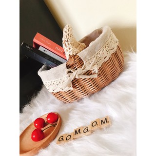 GIỎ MÂY ĐAN PICNIC DECOR
