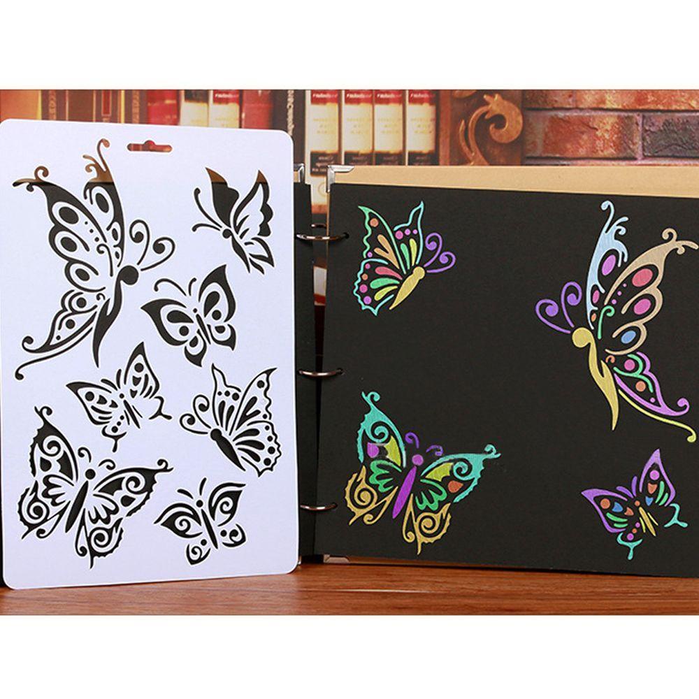 Set 1 Khuôn Cắt Giấy Hình Bướm Trang Trí Scrapbook