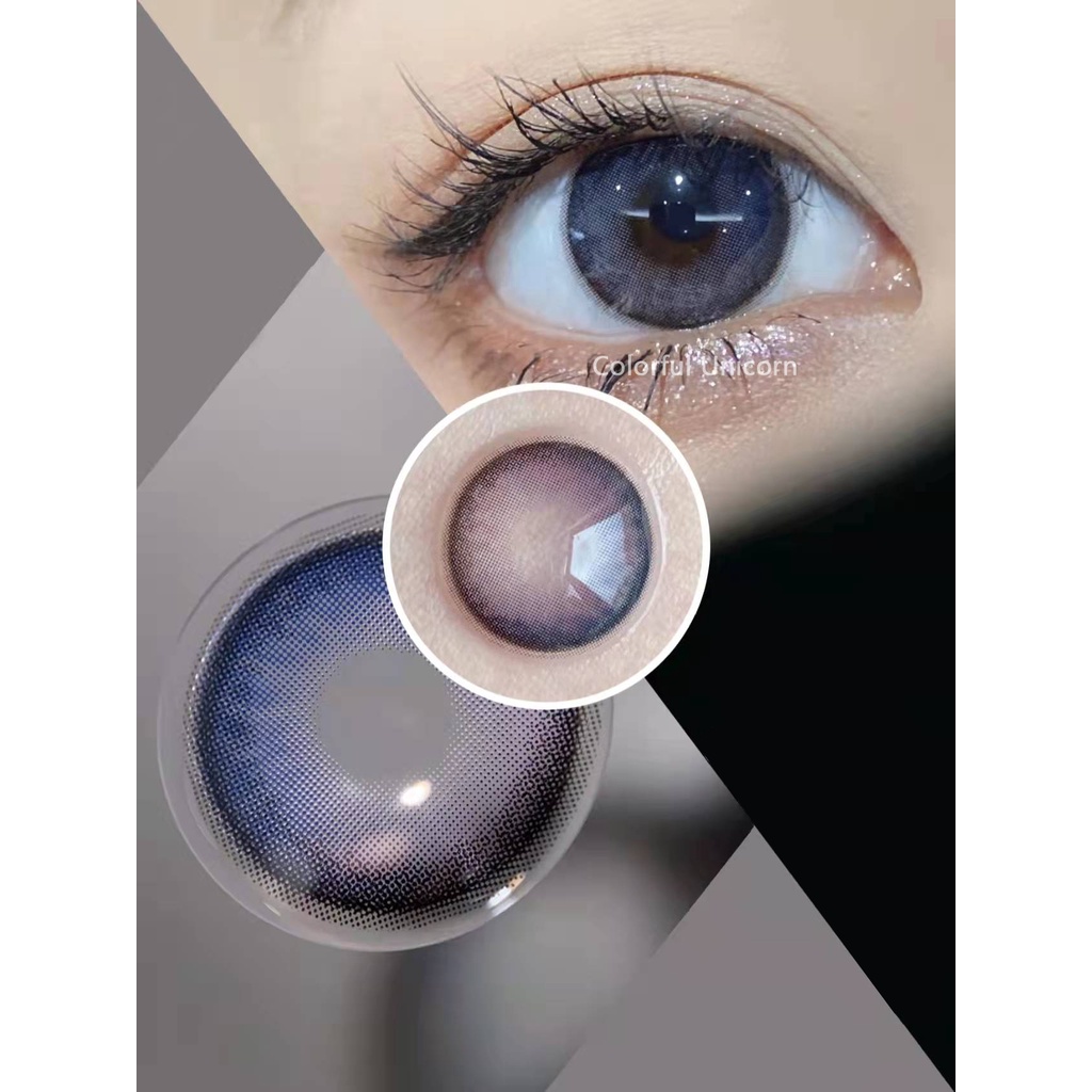 Kính áp tròng Colorhunter Dùng 1 Năm 14.4mm 0 - 8 Độ 1 cặp