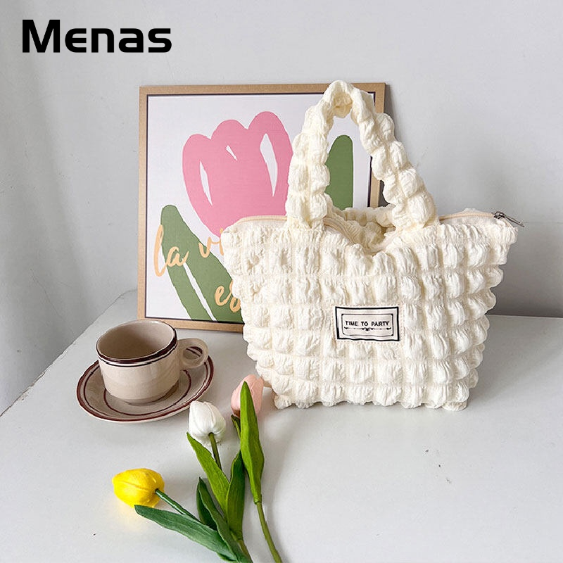 Menas Túi Đeo Vai Sức Chứa Lớn Thời Trang Dễ Phối Đồ Tiện Dụng Cho Học Sinh