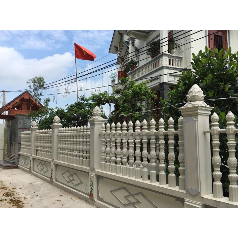 KHUÔN bÊ TÔNG HÀNG RÀO BÚP SEN 1M13