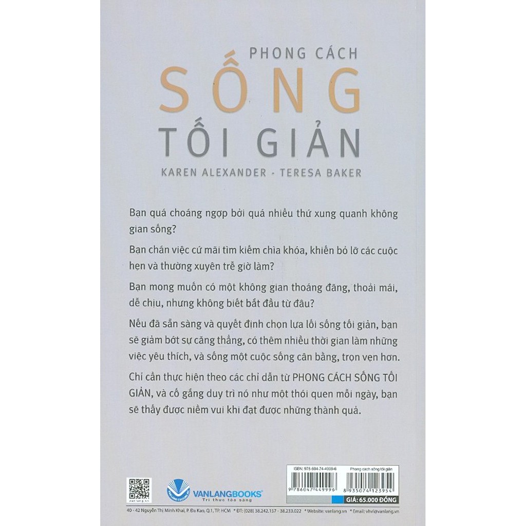 Sách - Phong Cách Sống Tối Giản