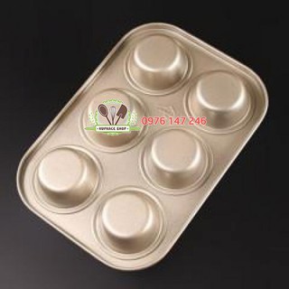 Khuôn cupcake 6 lỗ AIMW
