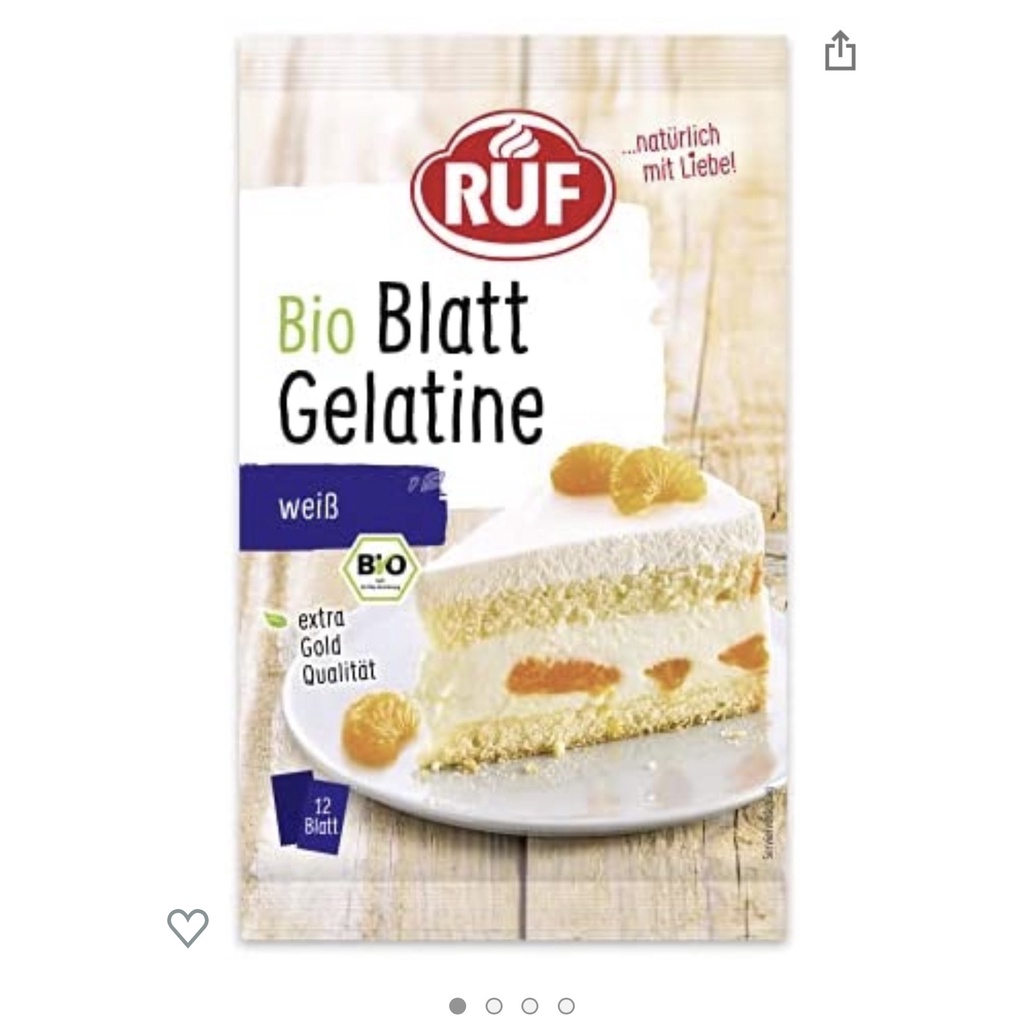 Gelatine Hữu Cơ Ruf - Đức