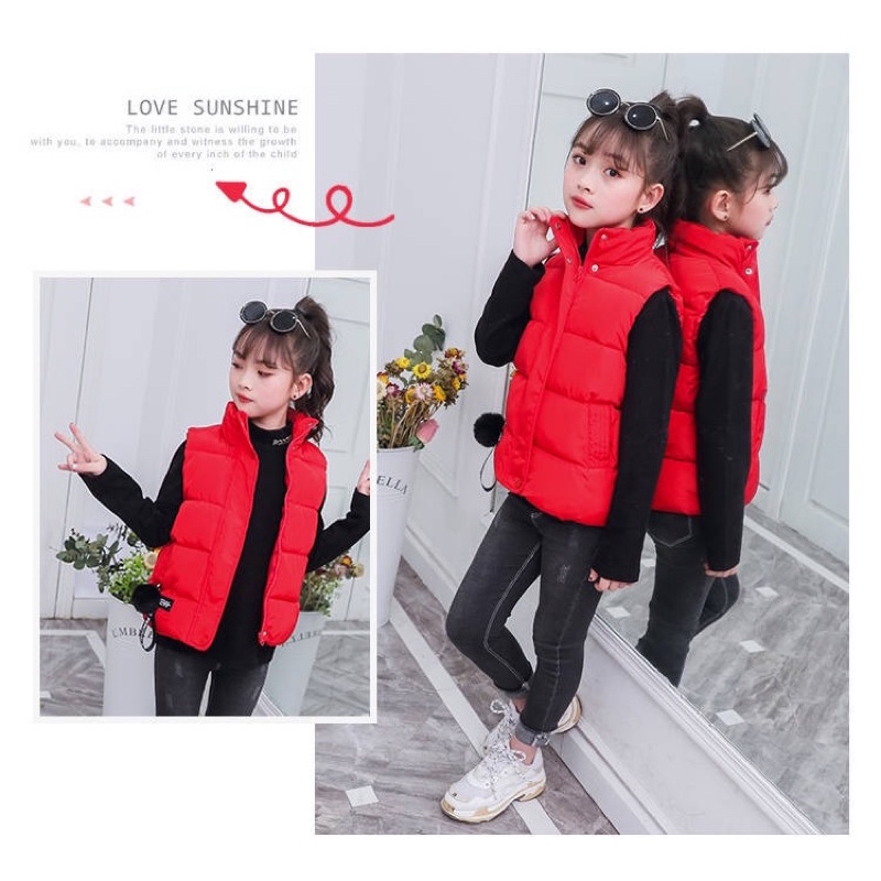 Áo gile thời  trang cho bé