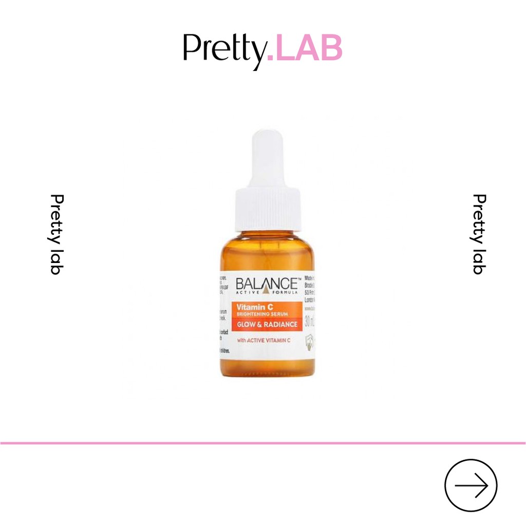 Serum Vitamin C lành tính làm sáng da,mờ vết thâm mụn,tăng đàn hồi cho da Vitamin C Balance Active Formula 30ml Key4 Lab