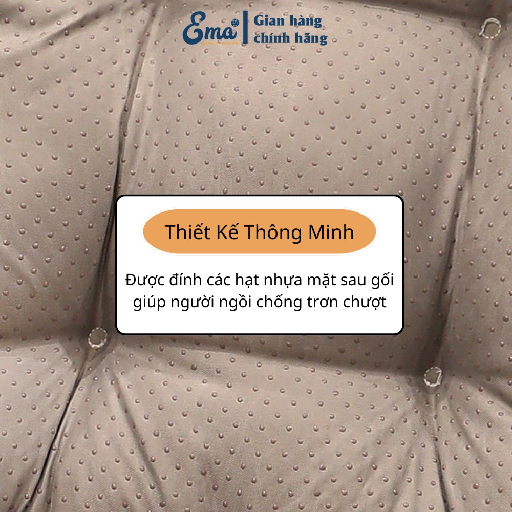 Đệm lót mông văn phòng hình thú Ema, Nệm lót ghế văn phòng ngồi bệt tatami cao cấp- kích thước 40x40cm