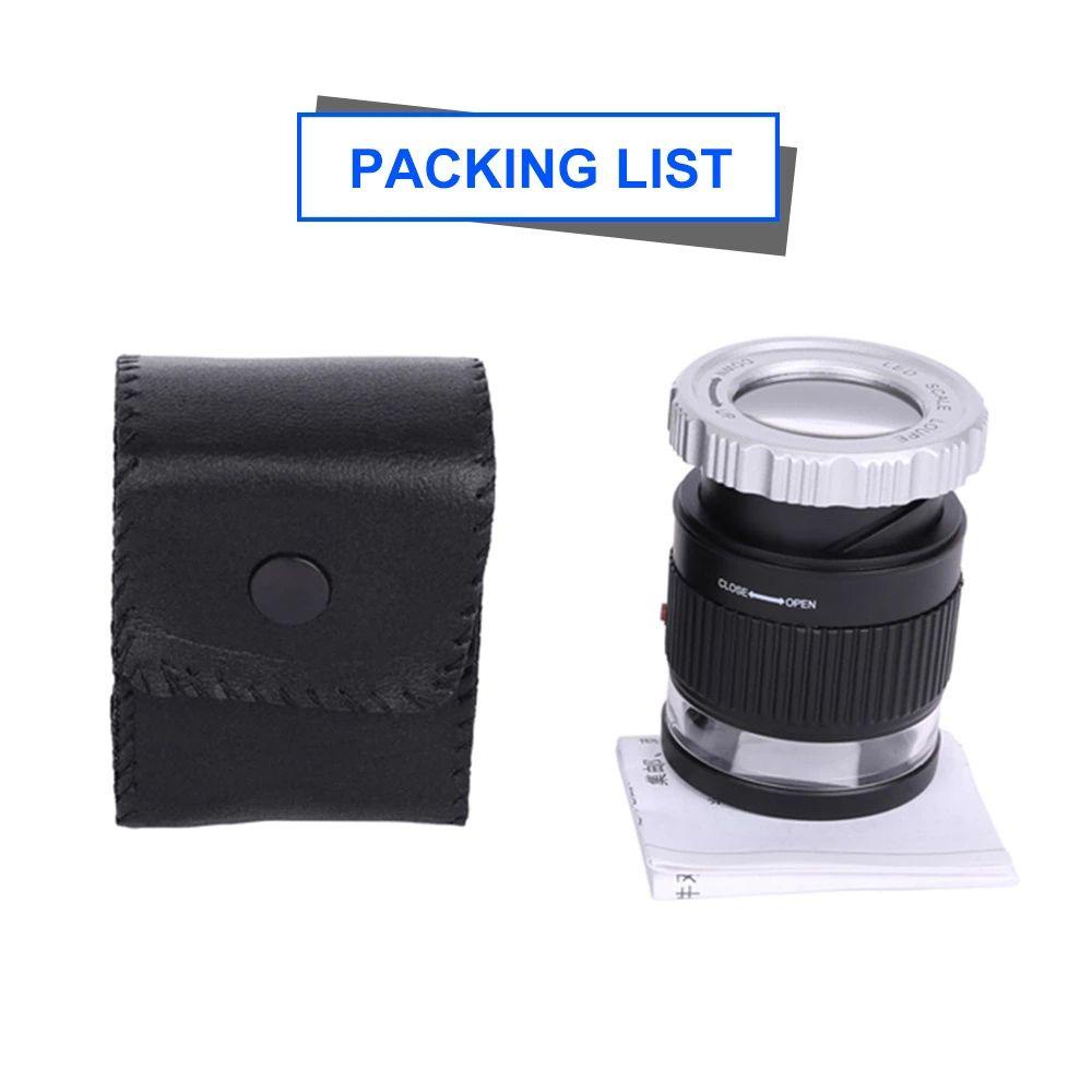 MUVAKO Loupe Kính Hiển Vi Cầm Tay Chuyên Dụng Cho Thợ Sửa Trang Sức