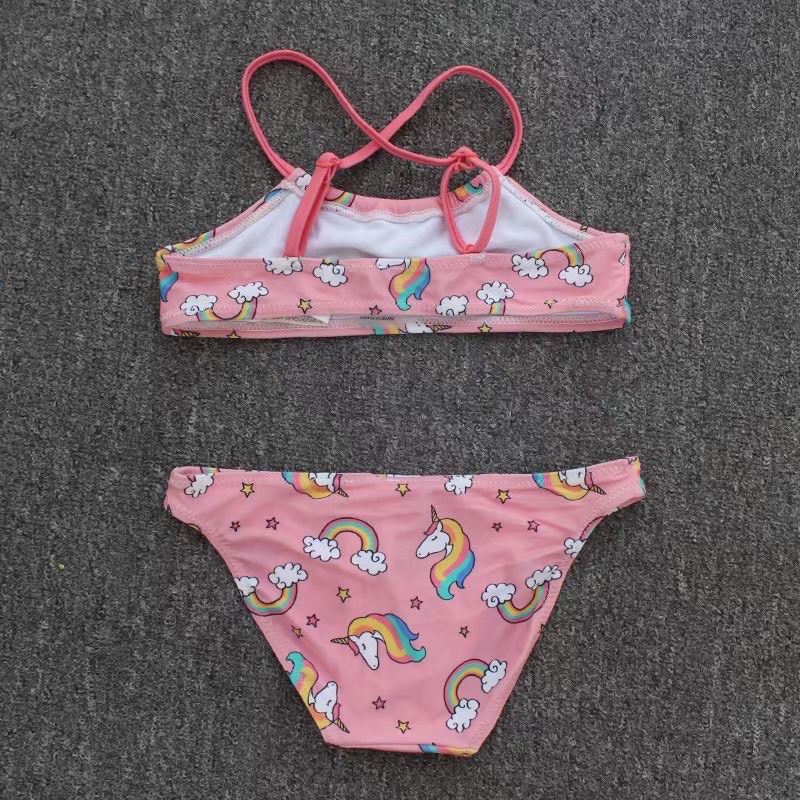 Set bơi unicorn bé gái hồng