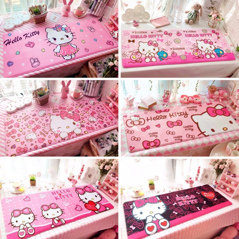 Thảm bông size 45*120cm Hello Kitty