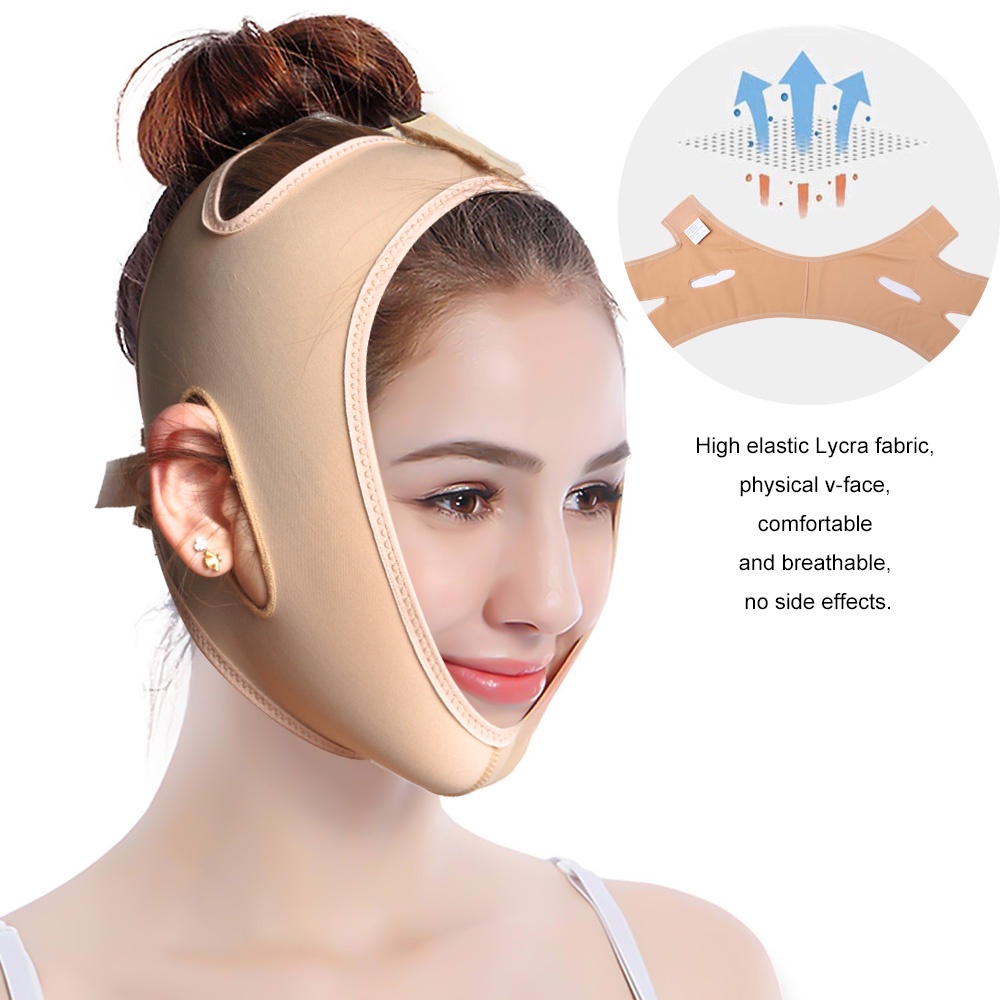 Đai Đeo Mát Xa Mặt Co Giãn Tạo Dáng Mặt Chữ V