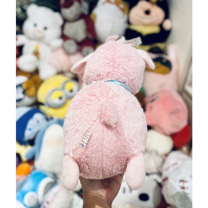 Gấu bông cừu Alpaca hồng lông xù 25-30cm