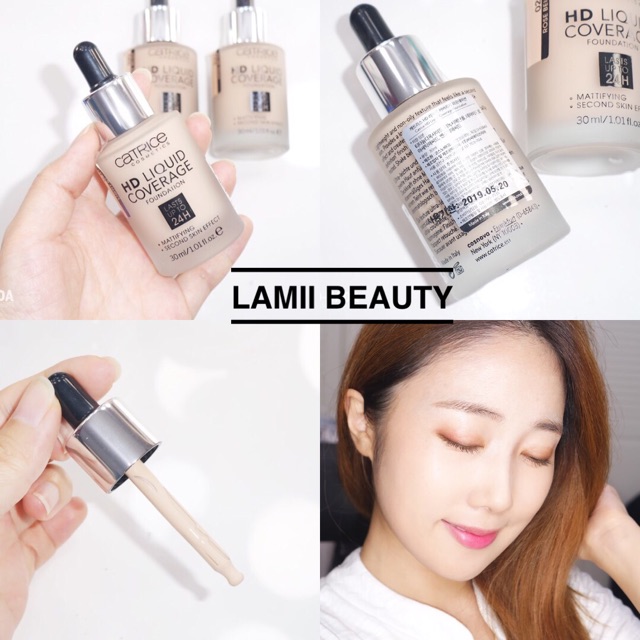 Kem Nền Catrice HD Liquid Coverage foundation 30ml - LAMII BEAUTY