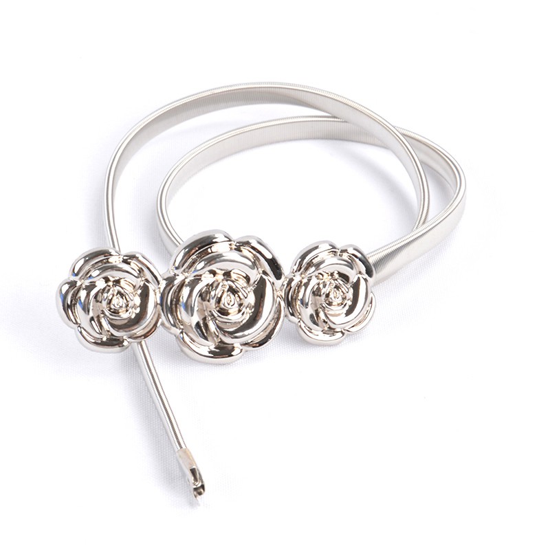 Thắt lưng hoa đính đá kiểu dáng thanh lịch dành cho nữ