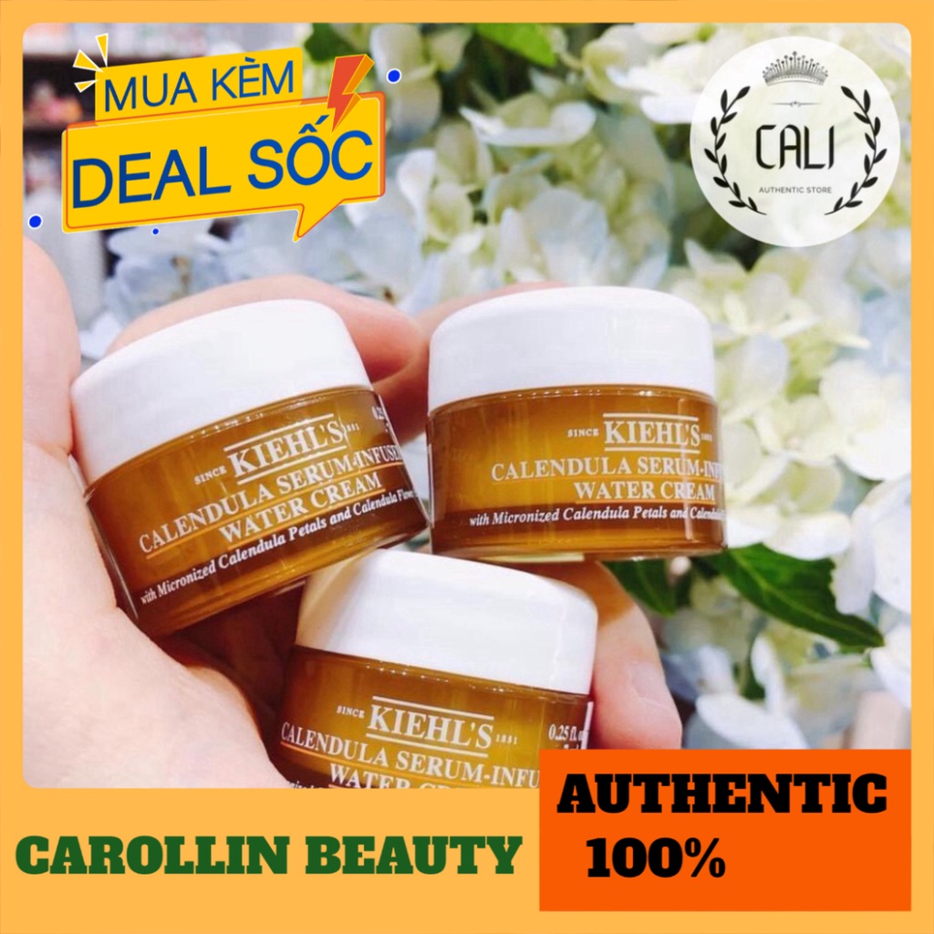 Kem dưỡng da 💖 FREESHIP 💋  Kem dưỡng Kiehl's Calendula serum water cream chính hãng 7ml [ Minisize ] CAROLLIN BEAUT | BigBuy360 - bigbuy360.vn