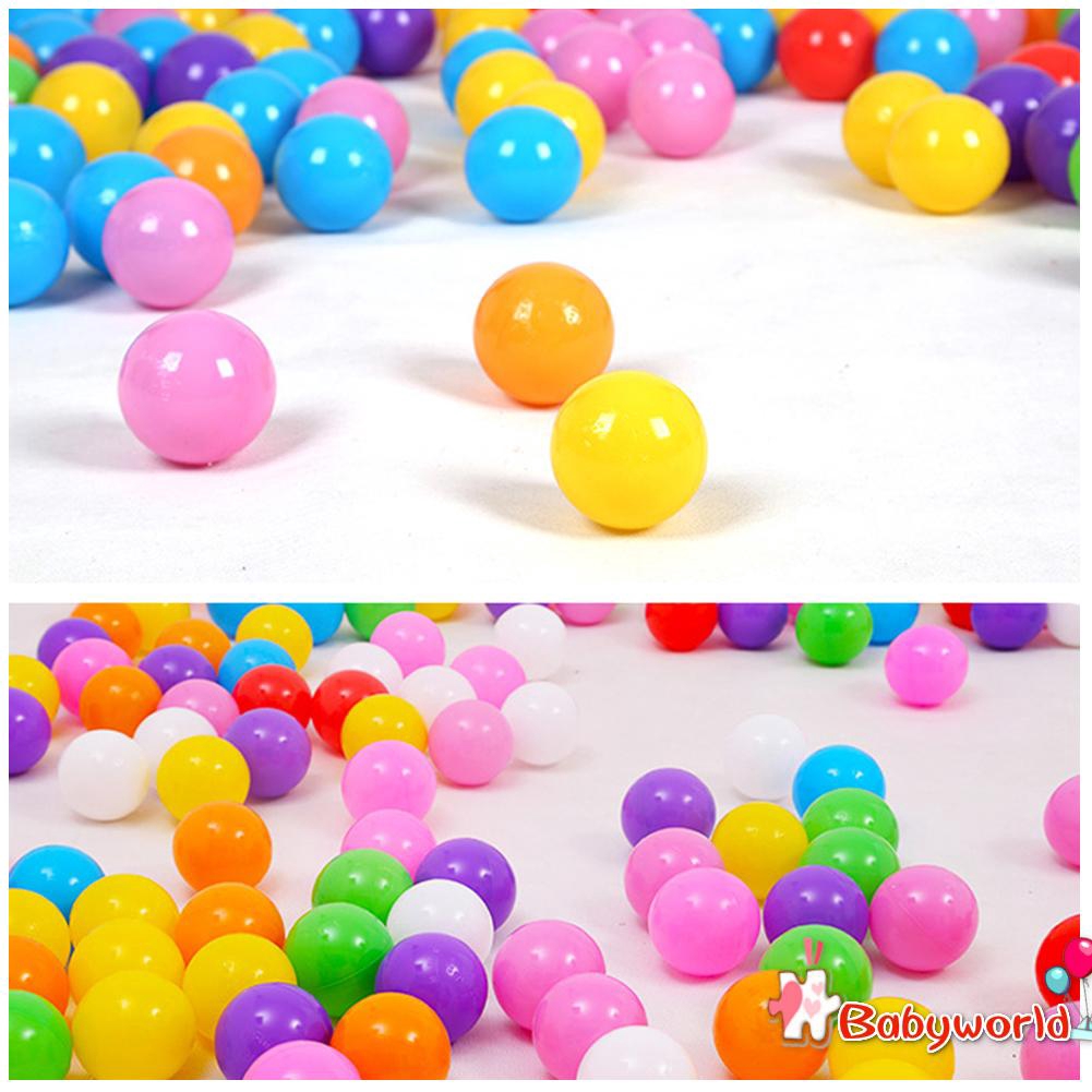 ♭1♣Colorful Soft Plastic Ocean Water Pool Ball Kid Swim Pit Toy Đồ