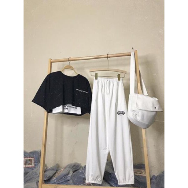 Sét croptop quần bom buni