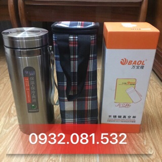 💕[FREESHIP] Bình giữ nhiệt inox cao cấp 304 1200ml kèm túi giữ nhiệt chất lượng💝