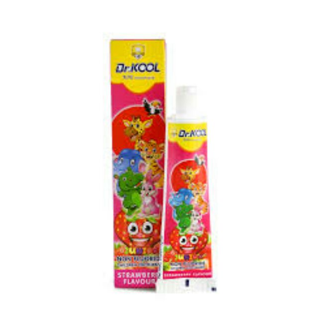 Kem đánh răng DR. KOOL trẻ em ( nuốt được) date 2020