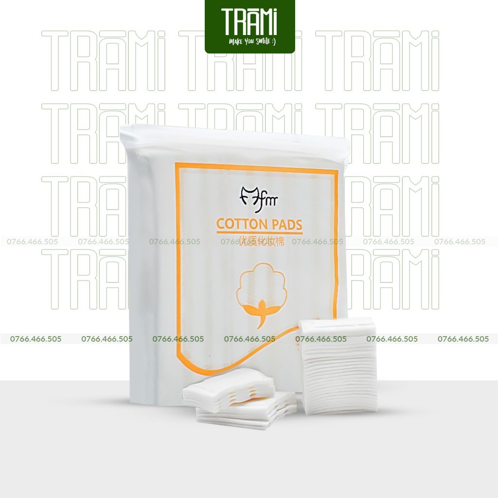 [CHÍNH HÃNG] Bông Tẩy Trang Cotton Pads, 3 Lớp, Bịch 222 Miếng, 100% Bông Tự Nhiên, Mềm Mại, Phù Hợp Mọi Loại Da