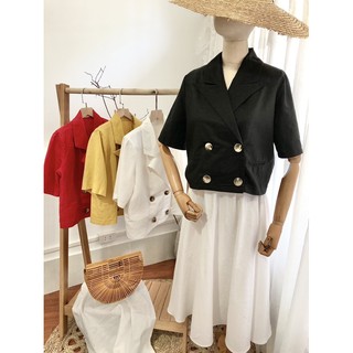 Áo vest lửng Linen premium