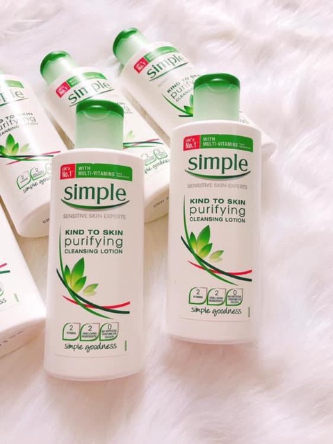 SỮA TẨY TRANG SIMPLE KIND TO SKIN 200ML